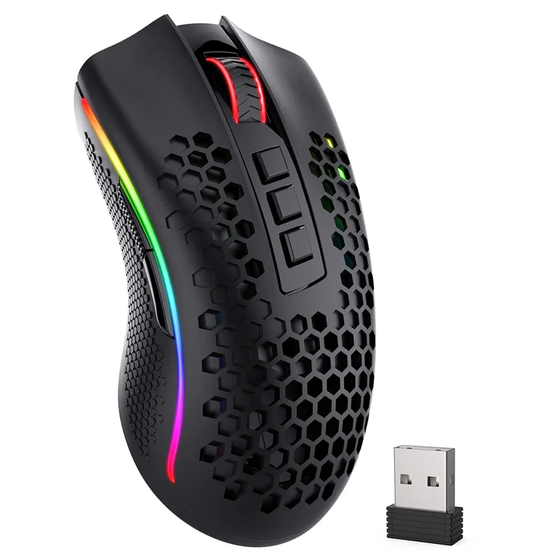 ماوس گیمینگ بی سیم Redragon Storm Pro M808-KS