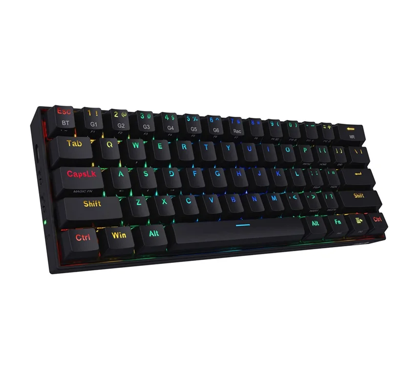 تصویر کیبورد مخصوص بازی ردراگون مدل D ا Redragon Draconic K530 Keyboard Gaming Redragon Draconic K530 Keyboard Gaming