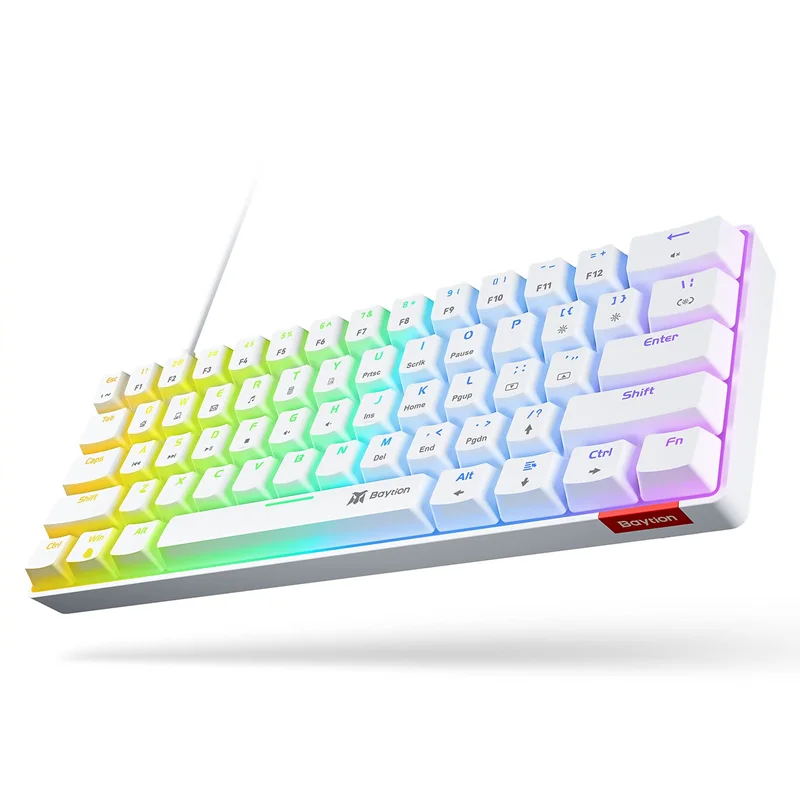 کیبورد گیمینگ مدل Mechanical Gaming Keyboard, Baytion 61