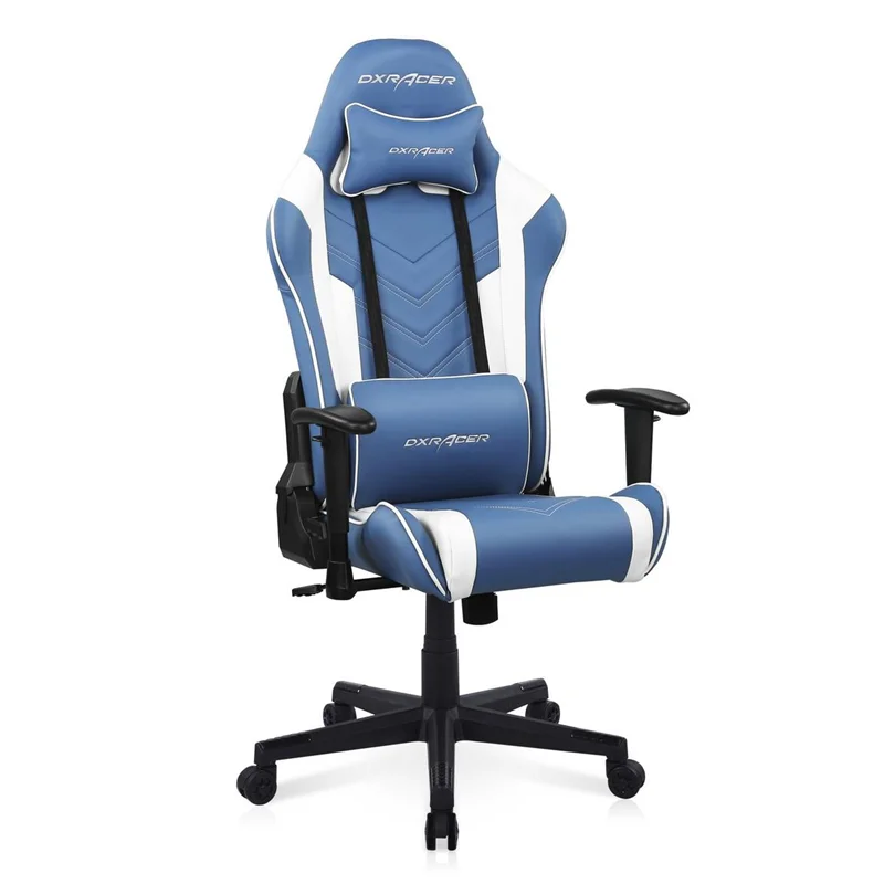 صندلی گیمینگ دی ایکس ریسر آبی سفید DXRacer P Series Gaming Chair